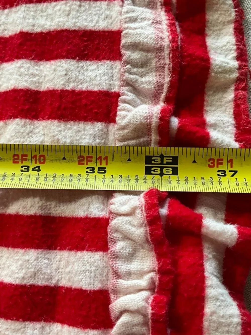 VTG Kappa Sigma Fraternity Mid Century Red White Pin Stripe Nightshirt Gown (L)
